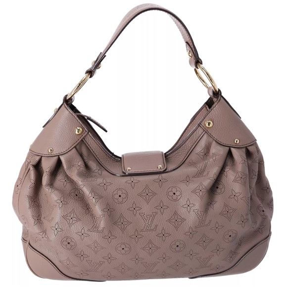 Louis Vuitton Monogram Mahina Solar PM Shoulder Bag M93445 Poudre Taupe Leather - Picture 6 of 13